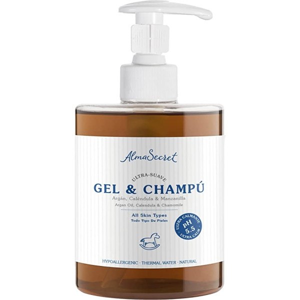 Alma Secret Gel-champú Suave Con Argán Caléndula & Manzanilla 500 Ml Unisex