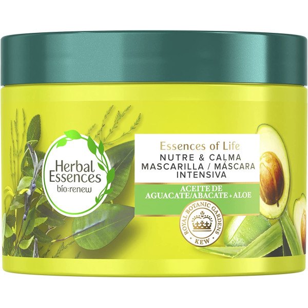 Máscara Herbal Essences Botanicals Aloe & Abacate 450 ml unissex