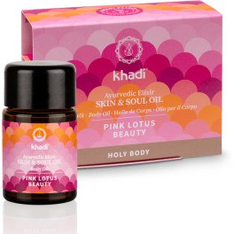 Khadi Elixir Huile Ayurveda Lotus Rose- Équilibre 10