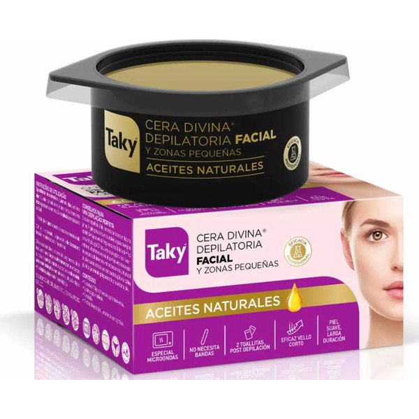 Taky Natural Oils Divine Facial Wax 100 Gr Woman - Cera com ouro para depilação facial