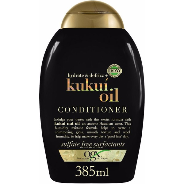 OGX Kukui Oil Après-shampooing anti-frisottis 385 ml unisexe