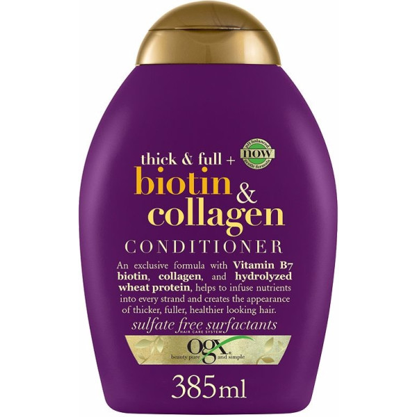 OGX Biotin and Colímeno Hair Conditioner 385 ml Unisex