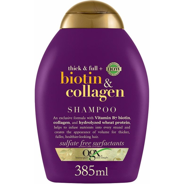 OGX Biotin y colágeno Champú para el cabello 385 ml unisex