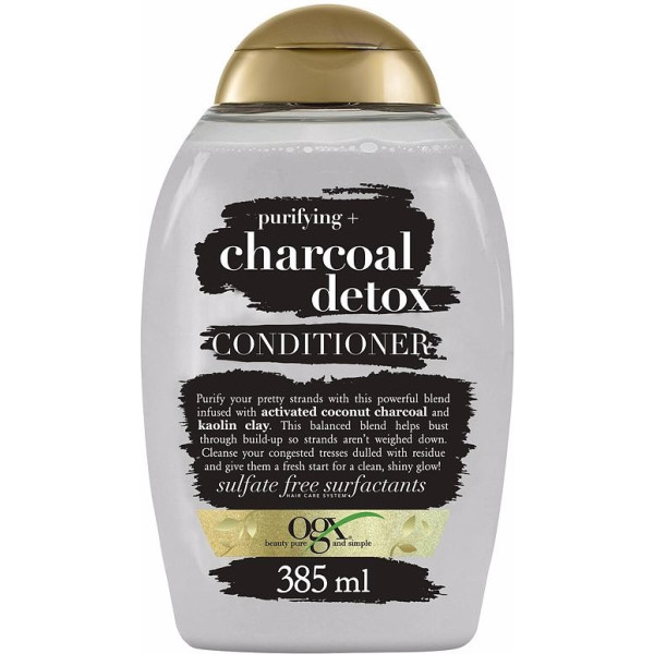 OGX Charcoal Detox Après-shampooing purifiant 385 ml unisexe