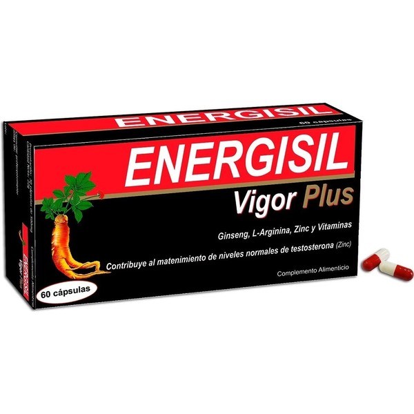 Pharma Otc Energisil Vigor Plus Ginseng + Arginine 60 Gélules