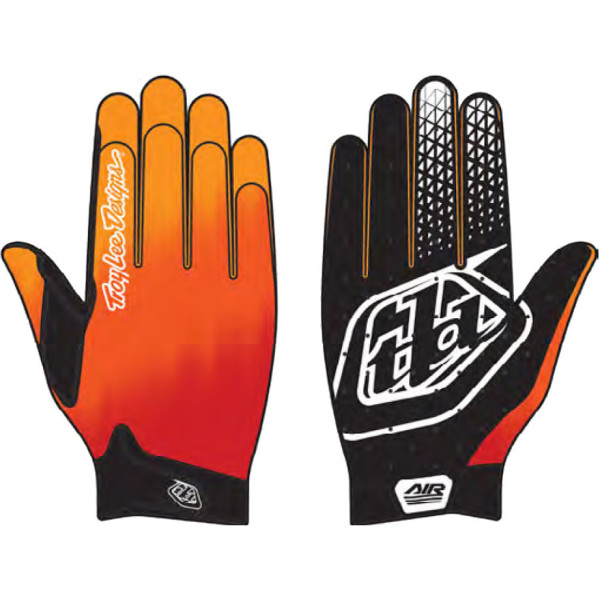 Troy Lee Designs Black/Red Air Fuel Aircraft Glove