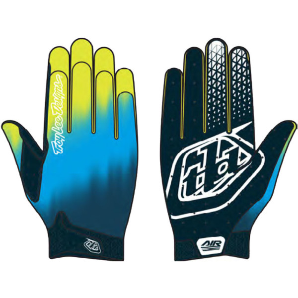 Troy Lee Designs Navy/Yellow Jet Fuel Air Glove