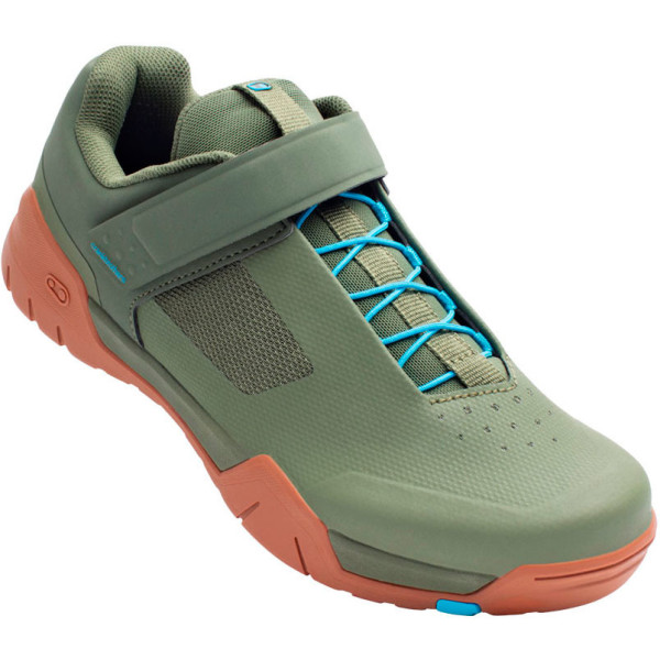 Crank Brothers Scarpe Crank Brothers Mallet E Speedlace Verde/Blu - Paralume in gomma 41