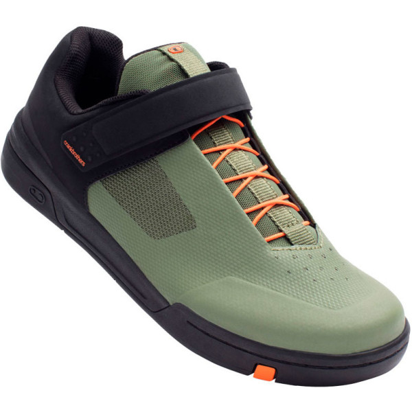 Crank Brothers Crank Brothers Shoes Estample Speedlace Green/Orange - Black Outer Shadow 43