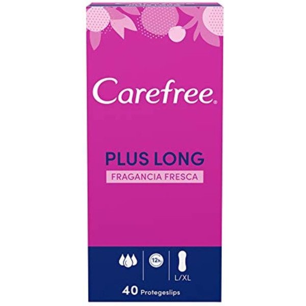 Carefree Plus Protetor Longo Fragrância Fresca 40 Unidades Unissex