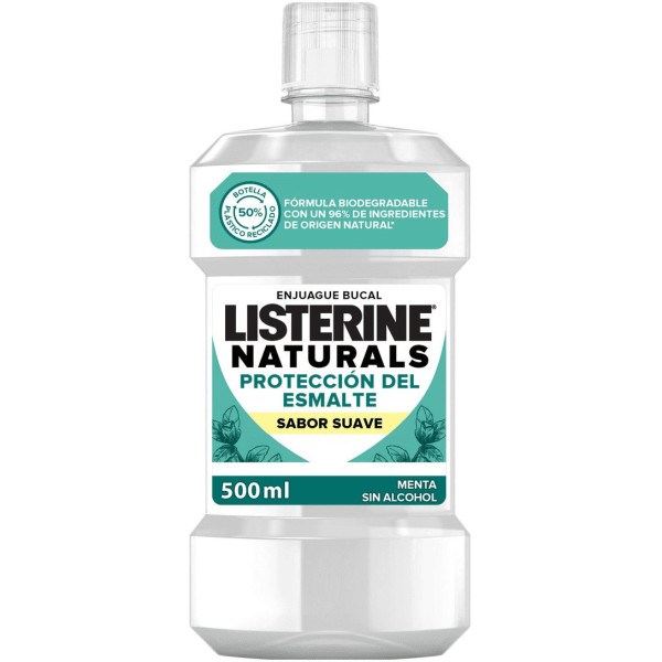 Listerine Naturals Bain de Bouche Réparateur d'Émail 500 Ml Unisexe