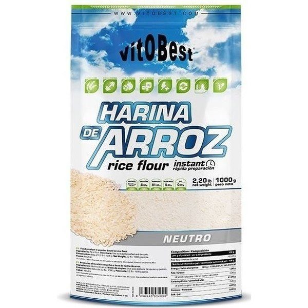 VitOBest Preparação Rápida de Farinha de Arroz - 1 Quilograma