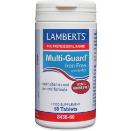 Lamberts Multi-guard Iron Free 60 Tabletas