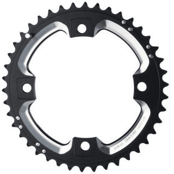 Sram Plato Truvativ S2 Mtb 120 Bcd 4 Brazos 42 Dientes 2x10v Aluminio Negro/plata