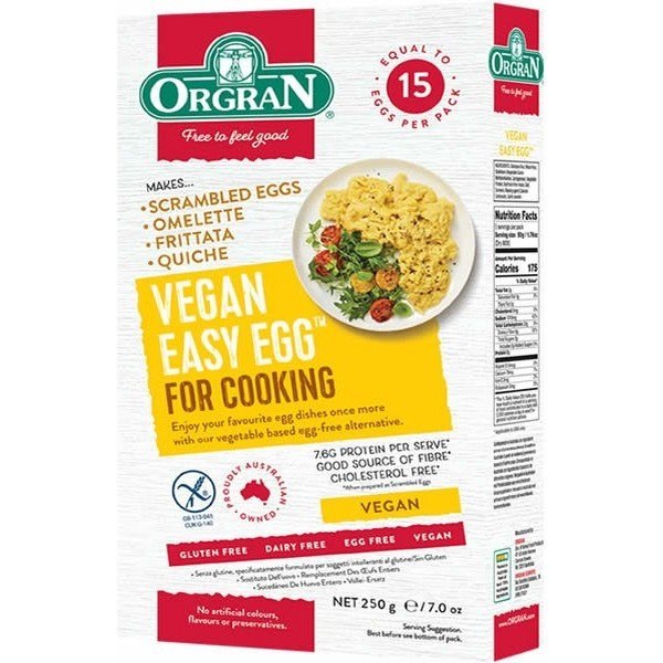 Orgran Easy Egg, substitut d'œuf complet - 250 grammes