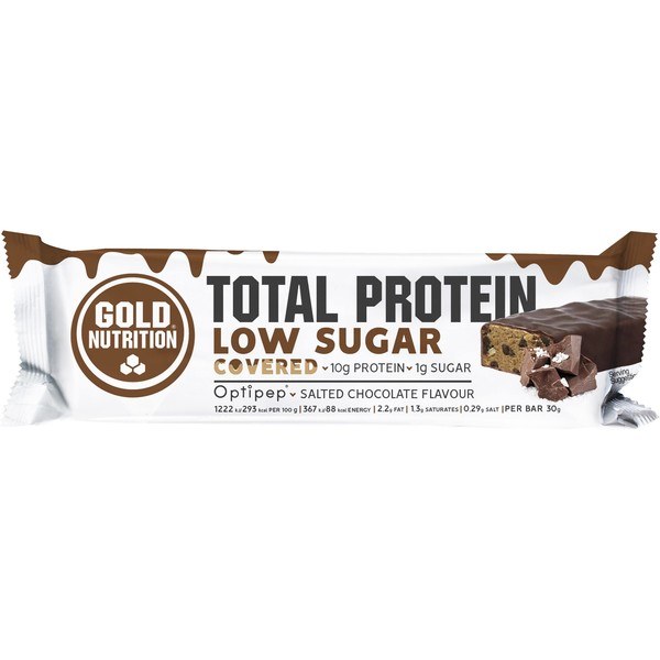 Barra de proteína Goldnutrition com baixo teor de açúcar 1 barra x 30 gr