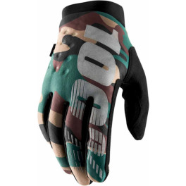 100% Brisker Guantes Camuflaje/negro