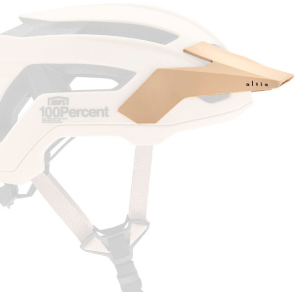 100% Altis Replacement Visor Tan