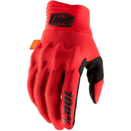 100% Cognito D30 Guantes Rojo/negro