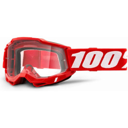 100% Accuri 2 Goggle Red - Clear Lens