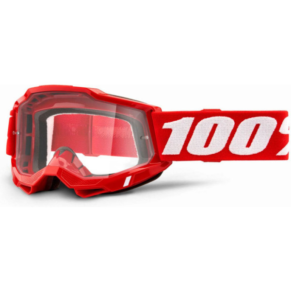 100% Accuri 2 Goggle Red - Clear Lens