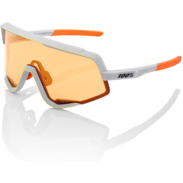 100% Glendale - Soft Tact Oxyfire White - Persimmon Lens