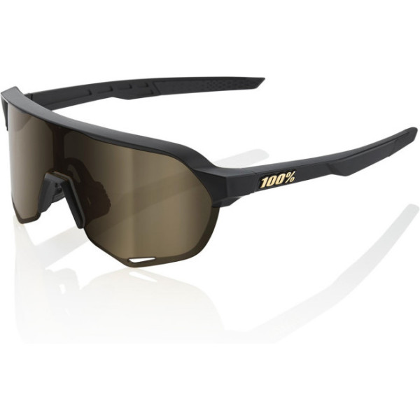 100% S2 - Preto Fosco - Lentes Douradas Suaves