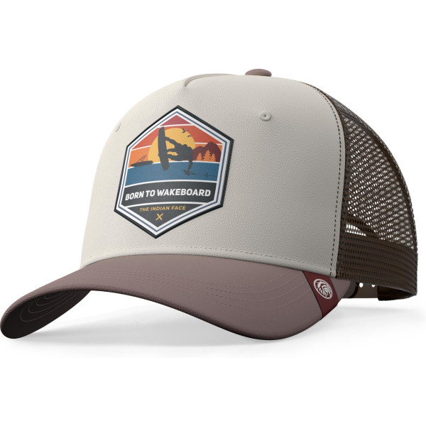 The Indian Face Gorra - Born To Wakeboard Brown / Grey