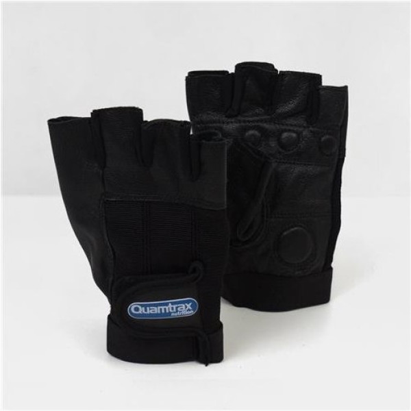 Quamtrax Gloves Leather Black