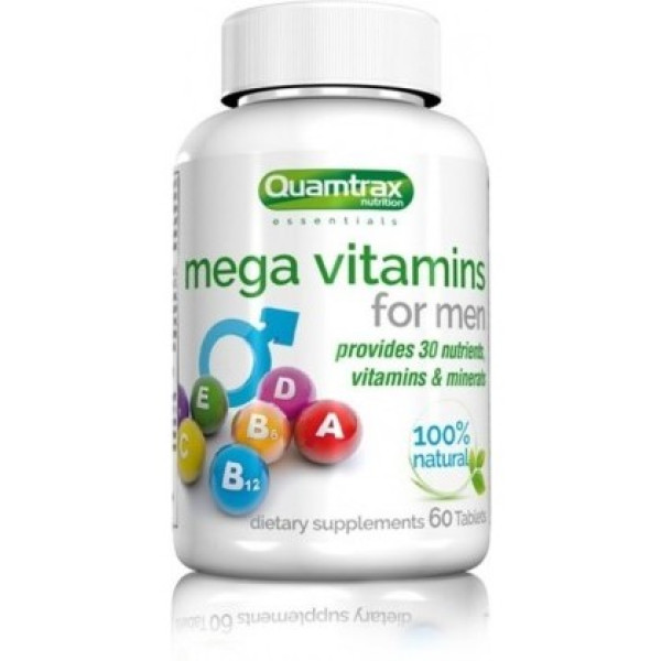 Quamtrax Mega Vitaminas para homens 60 comprimidos