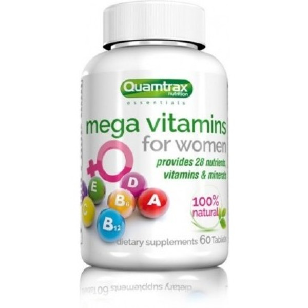 Quamtrax Mega Vitamines Pour Femmes 60 Tab