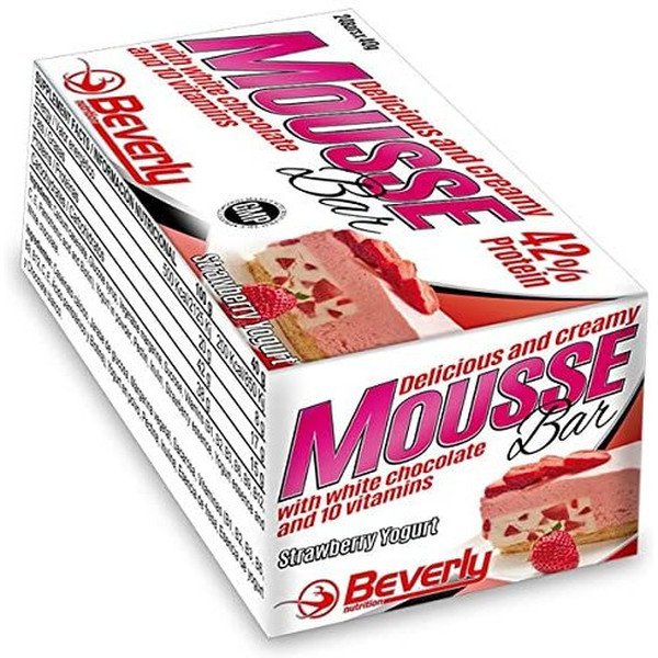 Beverly Nutrition Mousse Bar 24 Barres x 40 Grammes