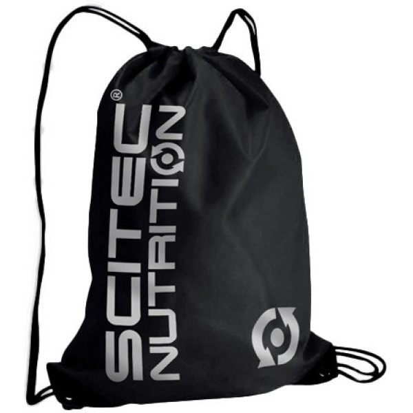 Scitec Nutrition Mochila Negra Con Logo Plateado