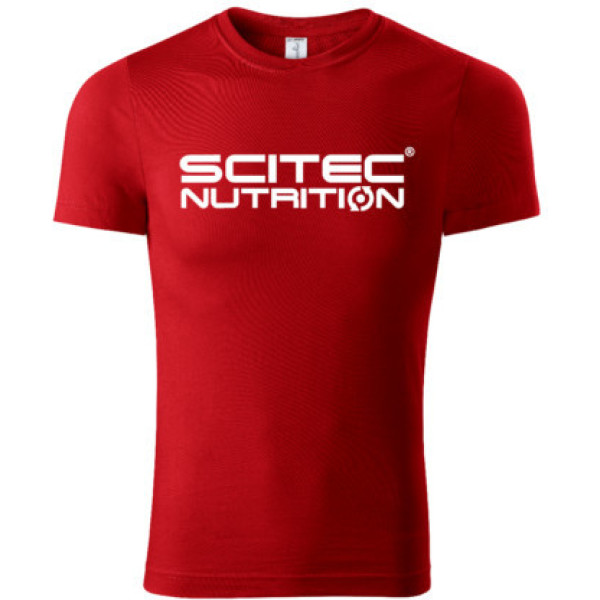T-shirt Homme Scitec Nutrition Basic Rouge