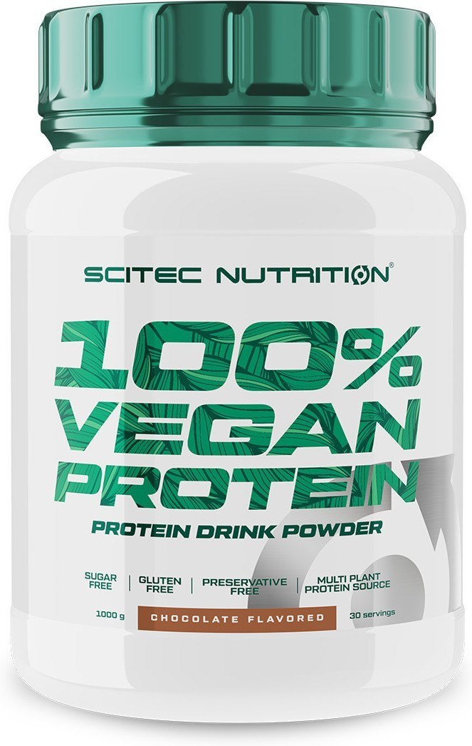 Scitec - 100% Veganes Protein, Schokolade - 1000G-image