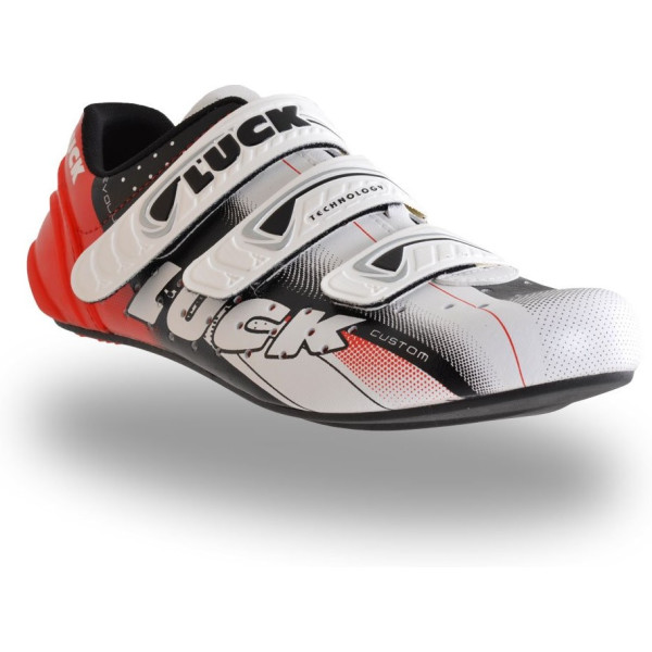 Luck Evo  Zapatillas Carretera Ciclismo Rojas Para Hombre Y Mujer