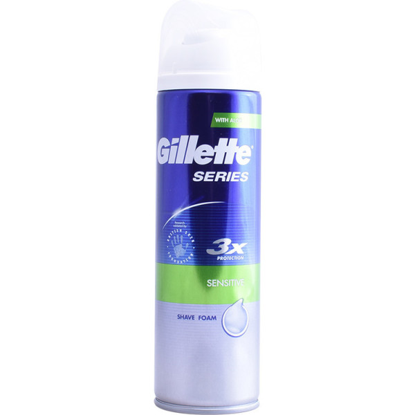 Gillette Series espuma de barbear para pele sensível 250 ml masculino