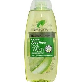 Dr Organic Aloe Vera Body Wash - Gel de Baño de Aloe Vera 250 ml 
