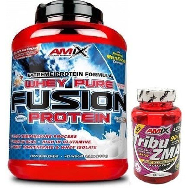 Pack REGALO Amix Whey Pure Fusion 2,3 kg + Tribu - Zma 30 Cápsulas