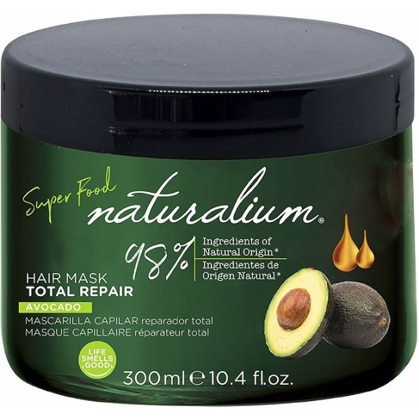 Naturalium Super Food Aguacate Total Repair Masquilla para el cabello 300 ml Unisex