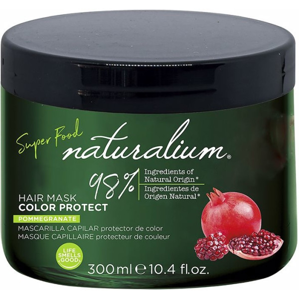 Naturalium Super Food Pommeganate Color Protect Máscara Capilar 300 ml Unissex