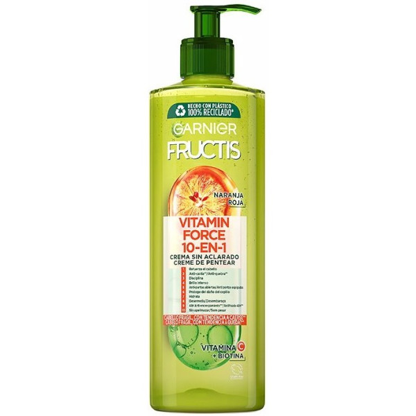 Garnier Fructis Vitamin Force Crème Sans Rinçage 400 Ml Unisexe