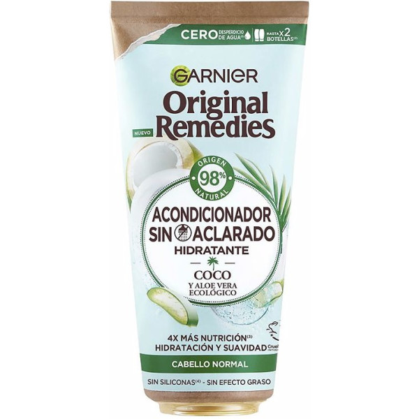 Condicionador Garnier Original Remedies Coco e Aloe Vera sem enxágue Unissex