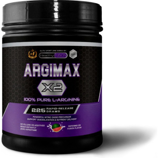 Healthy Fusion Argimax 30 tomas - Arginina 100% pura. Aumenta la Masa Muscular y el Rendimiento Deportivo