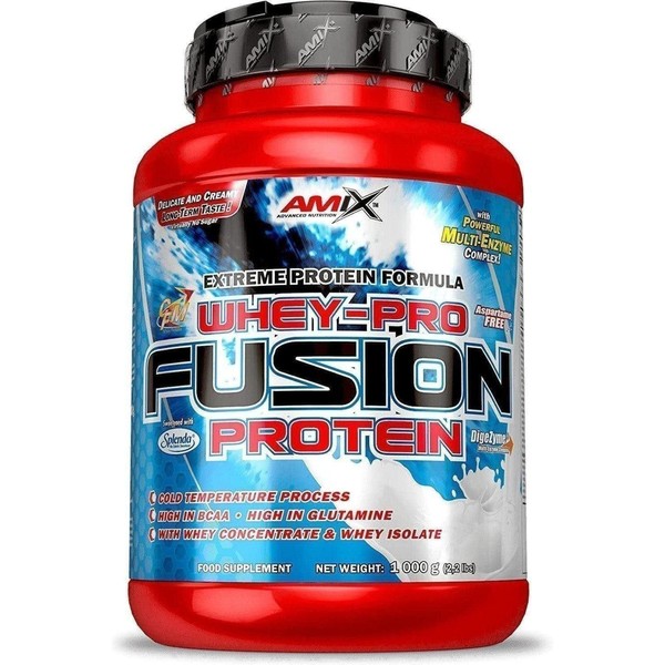 Amix Whey Pure Fusion 1 Kg - Isolate Protein - Perfekt für eine schnelle Genesung