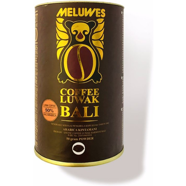 Café Luwak Bali 50% Moulu 50 Gr Unisexe