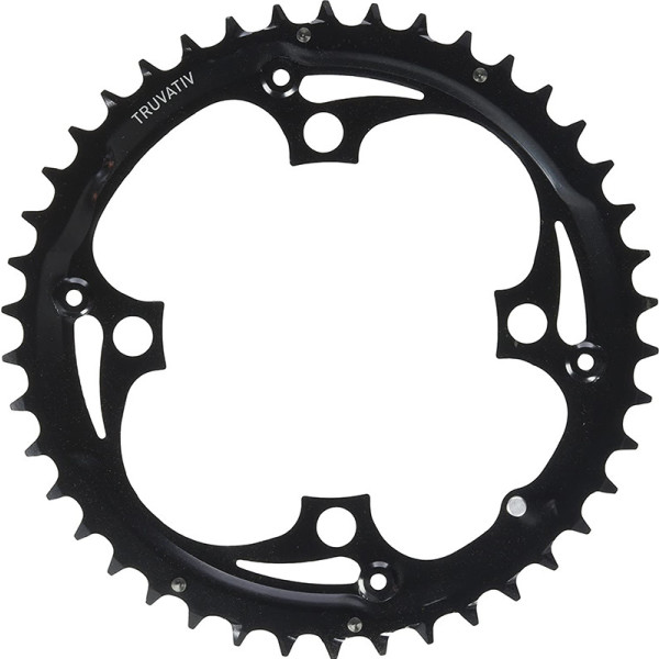 Sram Truvativ Kettenblatt 104 BCD 4-Arm 42 Zähne Stahl Mattschwarz