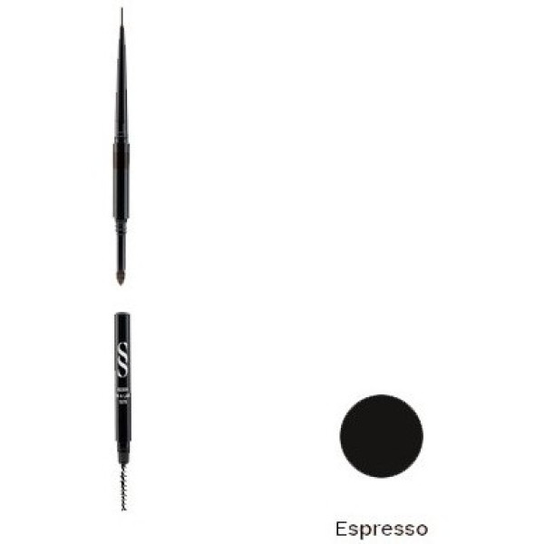 Lápis de preenchimento de sobrancelha Sensilis Makeup 3 em 1 04 Espresso 05 Gr