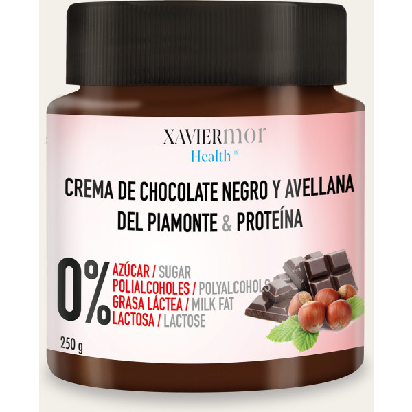 Xavier Mor Crema Proteica Chocolate Negro Sin Azúcar Sin Polialcoholes Probiótica Vegana