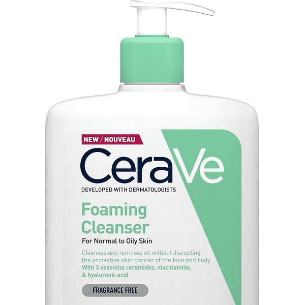 Cerave Foaming Cleanser für normale bis fettige Haut 1000 ml Frau